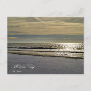 The Ocean of Atlantic City Postcard