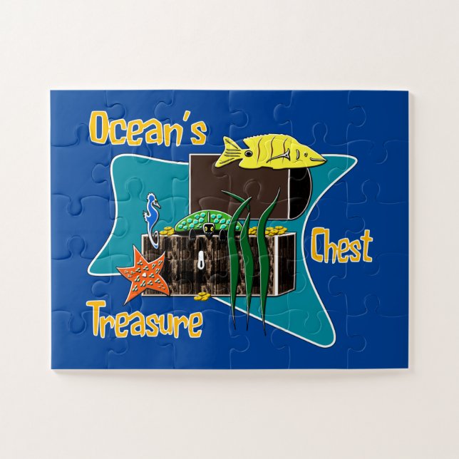 The ocean's treasure chest  jigsaw puzzle (Horizontal)