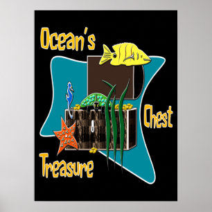 The ocean's treasure chest  poster