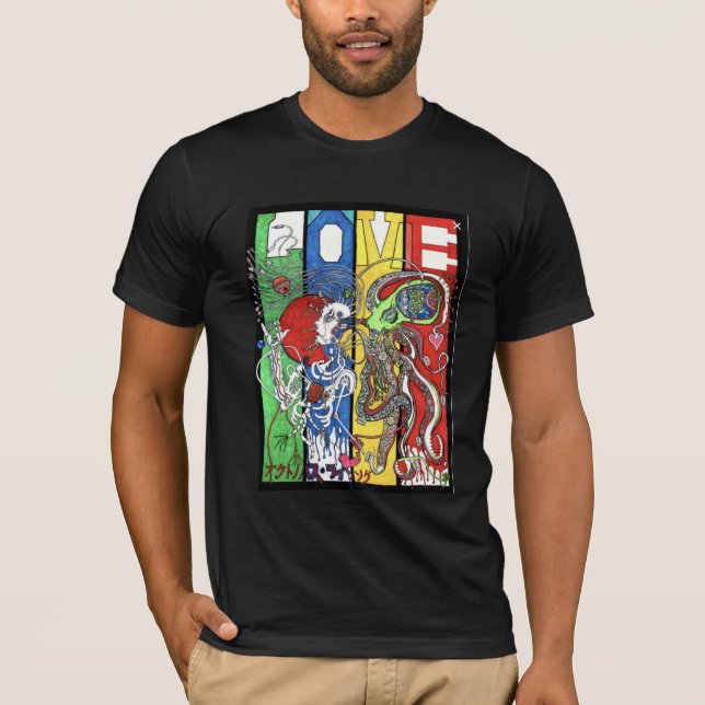 The Octopus Loves The Android T-Shirt (Front)