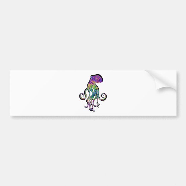THE OCTOPUS WAVE BUMPER STICKER (Front)