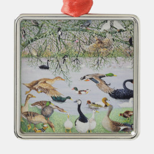 The Odd Duck Metal Ornament