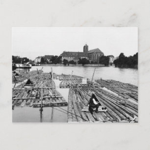 The Oder at Breslau Poland, c.1910 Postcard