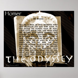 The Odyssey text Poster