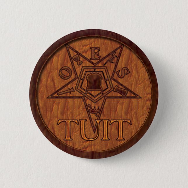 The OES Round Tuit 2 Inch Round Button (Front)
