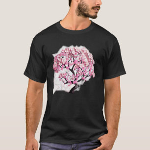 The of Spring Cherry Blossom Tree of Life Geometri T-Shirt