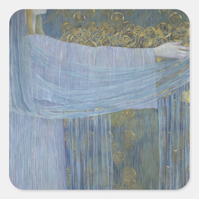 The Offering, c.1900 Square Sticker (Front)
