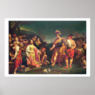 The Offering of Abigail before David Poster