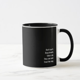 The office argument-stopper mug, righty edition. mug