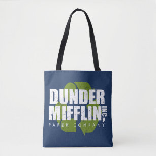 The Office   Dunder Mifflin Recycle Logo Tote Bag