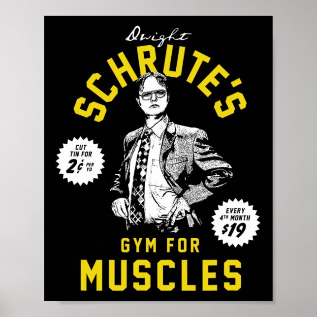 The Office Schrutes Gym  Poster (Front)