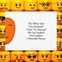 The Officer Said You Drinking.. Send a Smile Card