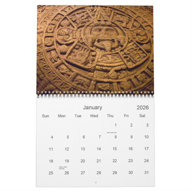 The Official 2012 Mayan Calendar Calendar (Jan 2026)