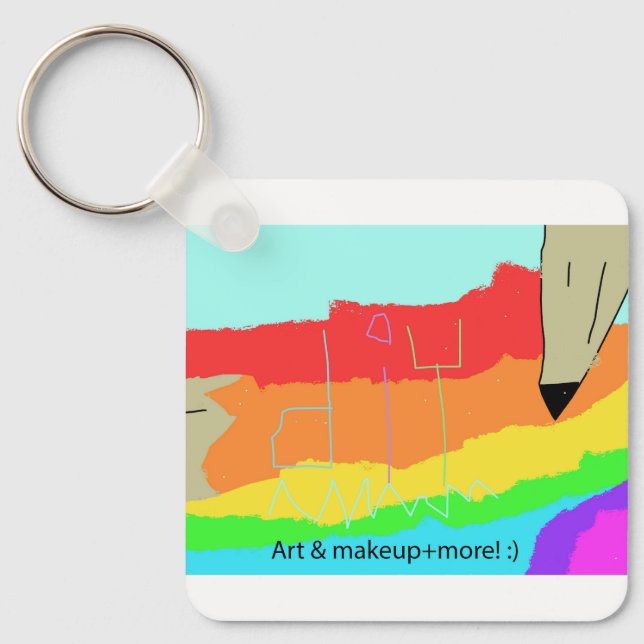 The official DIY girl key chain  (Front)