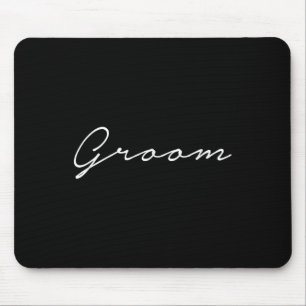 The Official Groom Bride And Groom  Mouse Pad