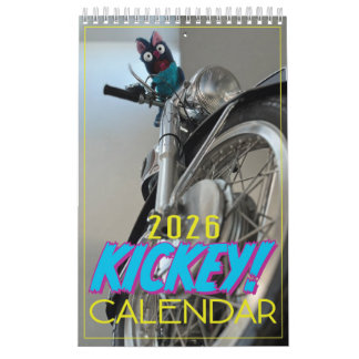 The Official Kickey 2026 Wall Calendar! Calendar