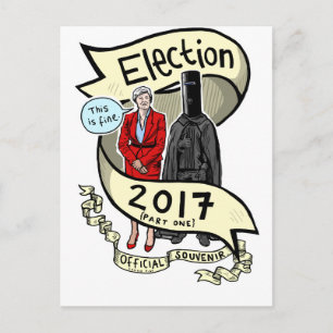 The Official Laurie Pink Election 2017 Souvenir Postcard