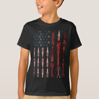The Official Mechanic USA Flag T-Shirt