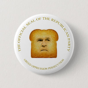 THE OFFICIAL SEAL OF THE REPUBLICAN PARTY. 2 INCH ROUND BUTTON