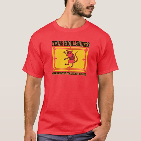 The Official Texas Highlander Dillo Rampant Tee