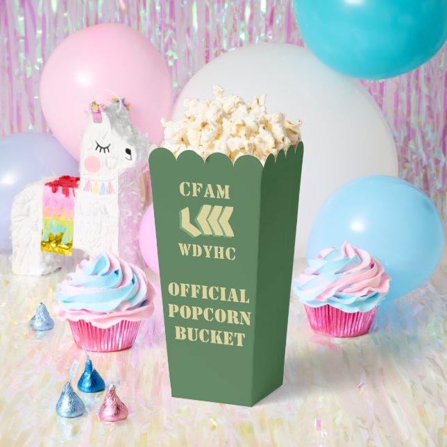 The Official Unofficial Popcorn Bucket for CFAV Favor Box (Party)