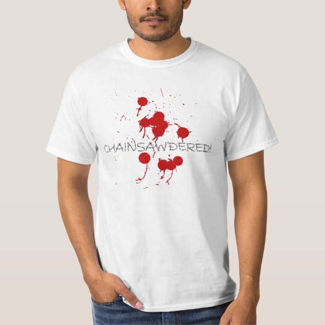 The Official VOD "Chainsaw'dered" Tee (Front)