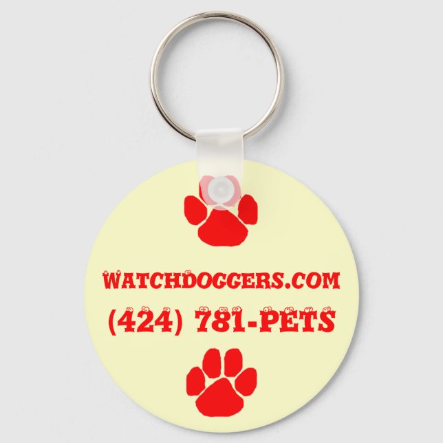 The Official WatchDoggers! Keychain (Front)