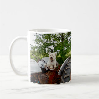 The Official Westie on a Tractor Coffee Mug