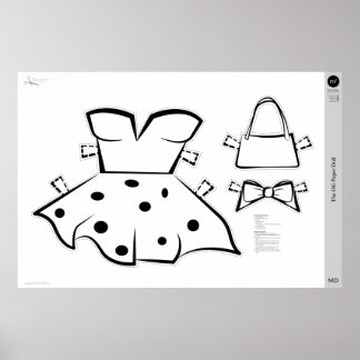 The OG Paper Doll Costume: MEDIUM Poster