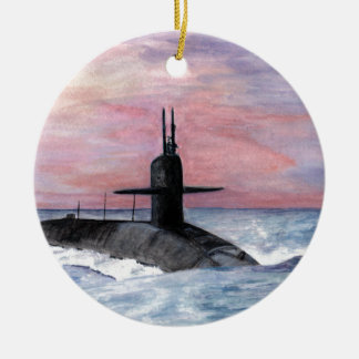 The Ohio Class Submarine Ceramic Ornament