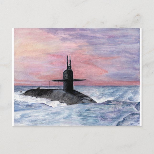 The Ohio Class Submarine Postcard (Front)