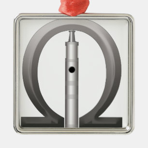 The OHM LOver Metal Ornament