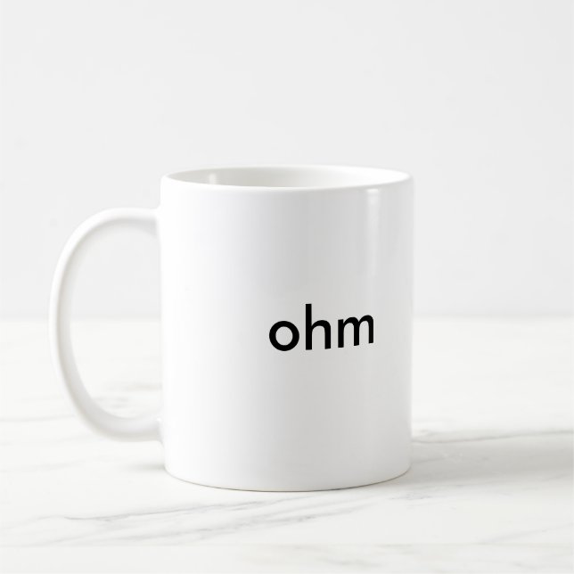 the OHM mug (Left)