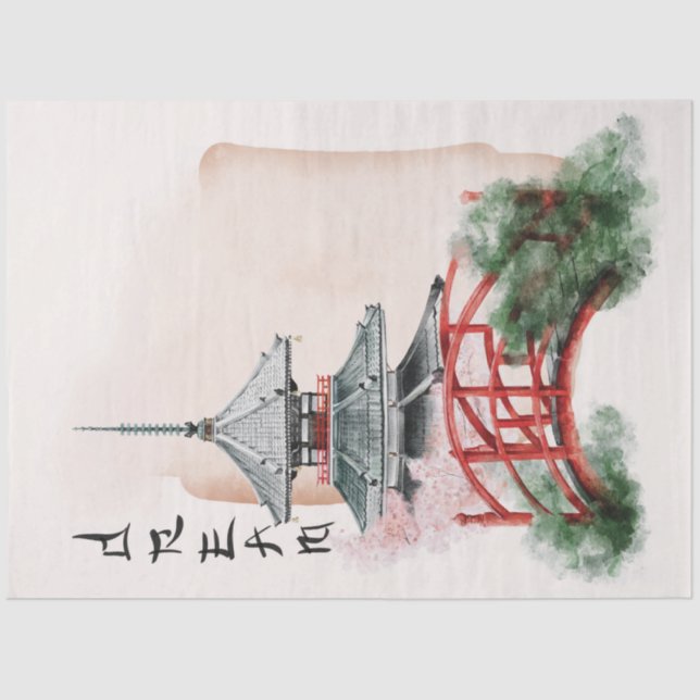 The Okinawa Series Design 10 Tissue Paper (Front)