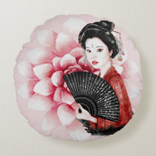 The Okinawa Series Design 34   Round Pillow