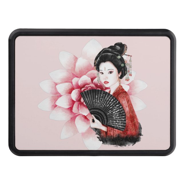 The Okinawa Series Design 34  Trailer Hitch Cover (Front)
