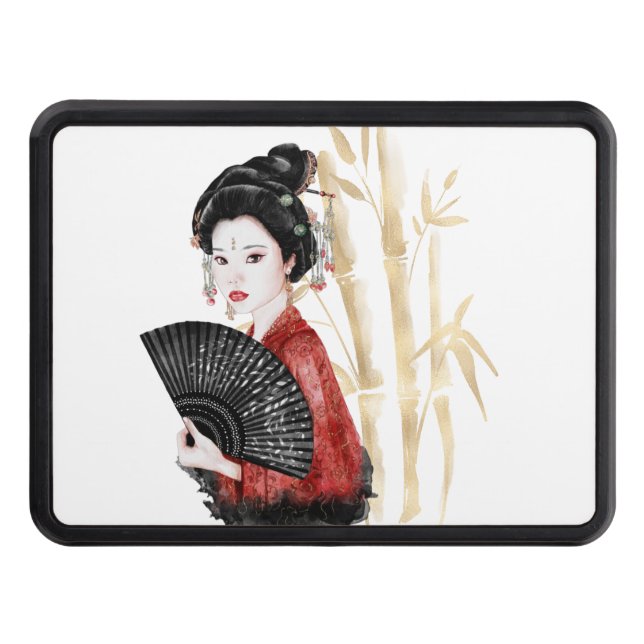 The Okinawa Series Design 39   Trailer Hitch Cover (Front)
