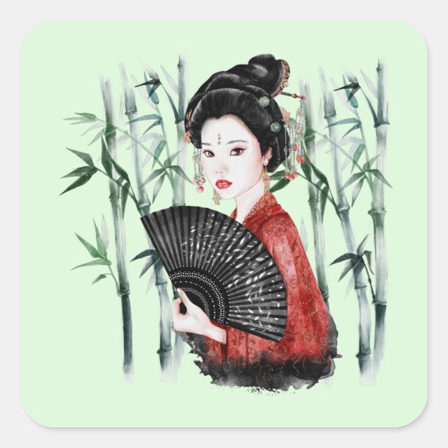 The Okinawa Series Design 40   Square Sticker (Front)