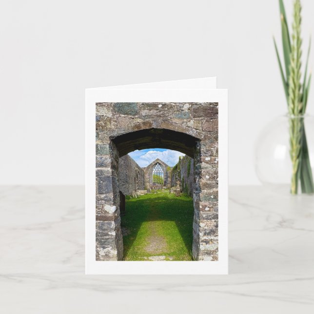 The Old Abbey - Ireland Note Card (Front)