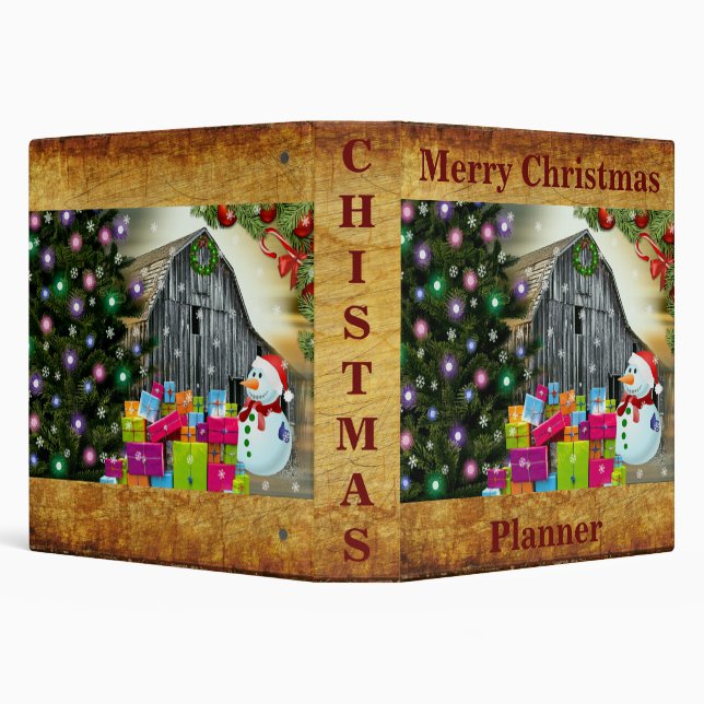The Old Barn Christmas Binder (Background)