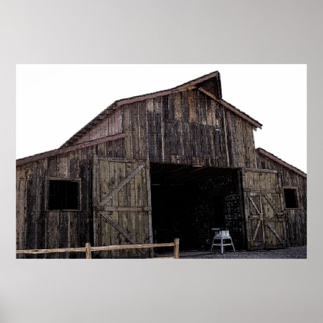 The Old Barn Poster (Front)