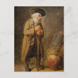 The Old Beggar Postcard