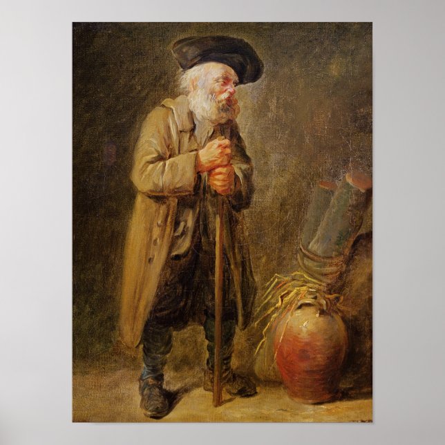 The Old Beggar Poster (Front)