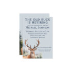 The Old Buck is Retiring Rustic Hunting Retirement