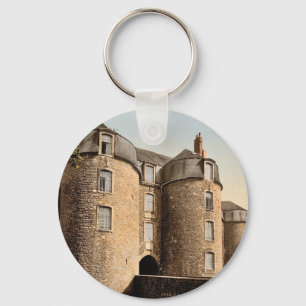The old castle, Boulogne, France classic Photochro Keychain