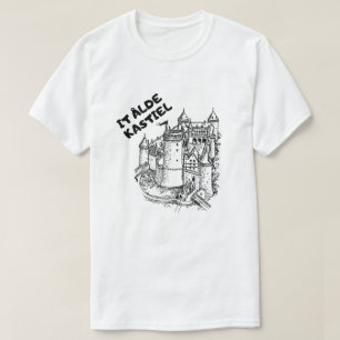 The old castle in Frisian - it âlde kastiel T-Shirt