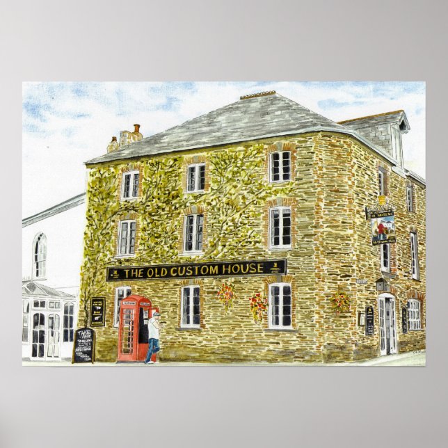 'The Old Custom House' Print (Front)