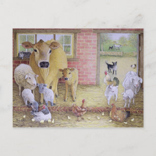 The Old Days Postcard