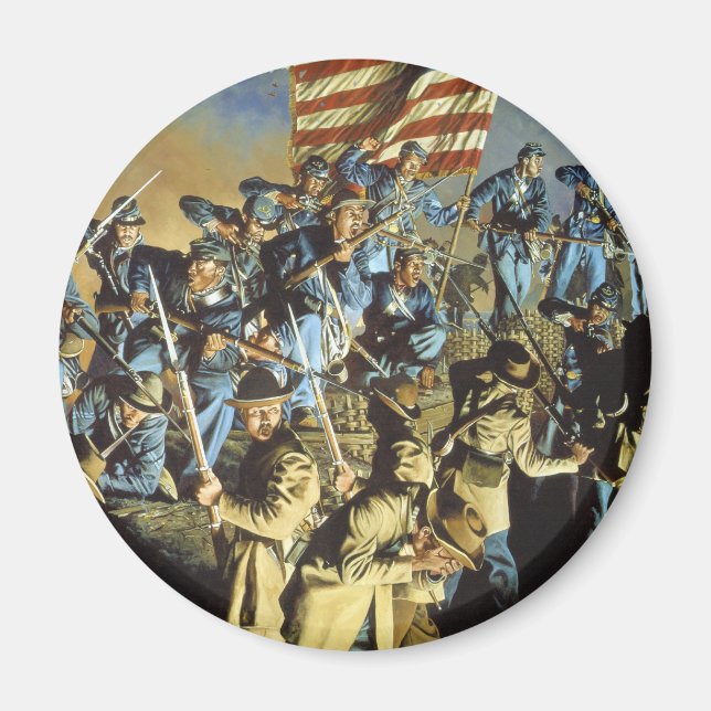 The Old Flag Never Touched the Ground Magnet (Front)