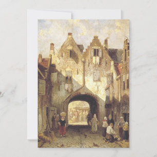 The Old Gate by Charles Leickert Thank You Card